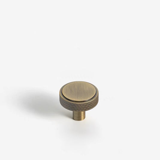 Knurled Disk Knobs-Crestone Collection (AB)